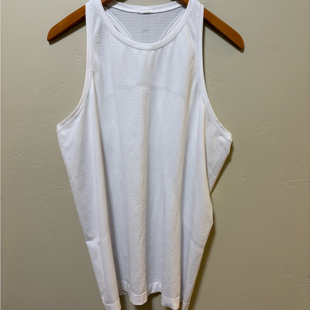 Women’s Lululemon Long White Sleeveless Tank Size 14